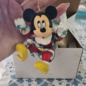 Mickey Mouse Holiday Ornament with Lights